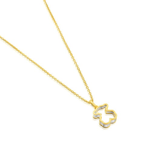 Tous Collar con baño de oro 18 kt sobre plata Galaxy Ahorra y exporta