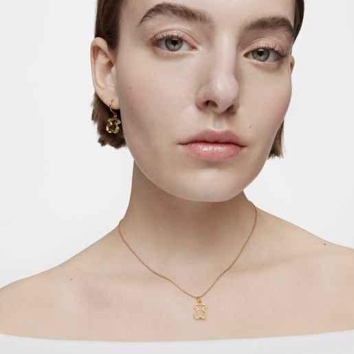 Tous Collar con baño de oro 18 kt sobre plata Galaxy Ahorra y exporta