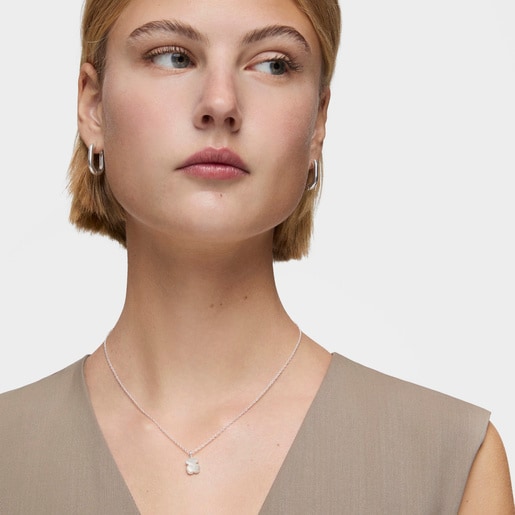 Tous Collar de plata y nácar facetado TOUS Color En oferta