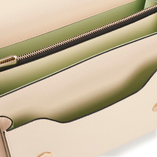 Tous Bandolera mediana Audree beige TOUS La Rue New Outlet