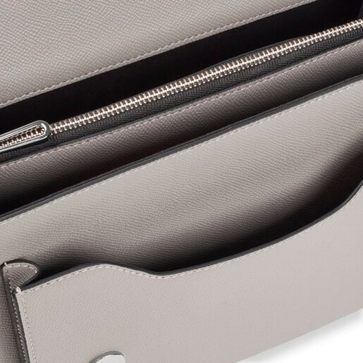 Tous Bandolera mediana Audree gris TOUS La Rue New Descuento