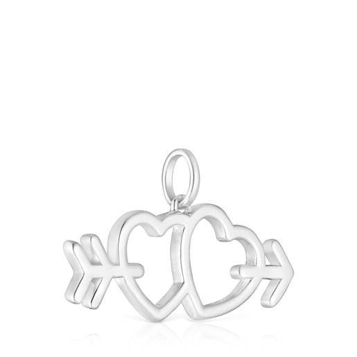 Tous Colgante de plata motivos flecha/corazón Medallions Solo queda un día