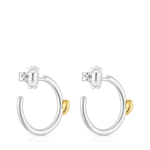 Tous Pendientes aro corazón bicolor My Other Half Precios de Black Friday