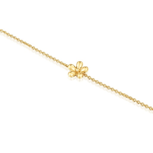 Tous Pulsera cadena con baño de oro de 18 kt sobre plata Daisy Precio ultrabajo