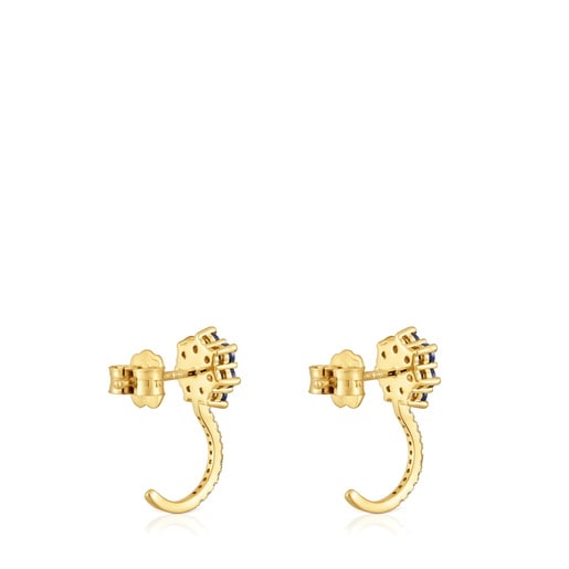 Tous Pendientes de oro gemas y diamantes Daisy Rebajas