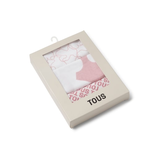 Tous Muselina pack de 3 MMuse rosa Descuento