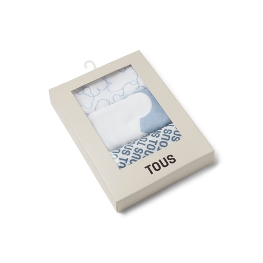 Tous Muselina pack de 3 MMuse azul celeste Tienda