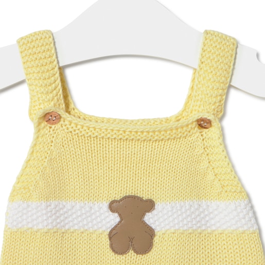 Tous Ranita de punto de bebé Tricot a rayas amarillo Envío gratis