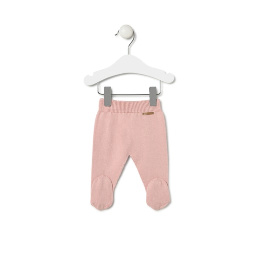 Tous Conjunto de punto de bebé Tricot a rayas rosa ÚLTIMAS EDICIONES