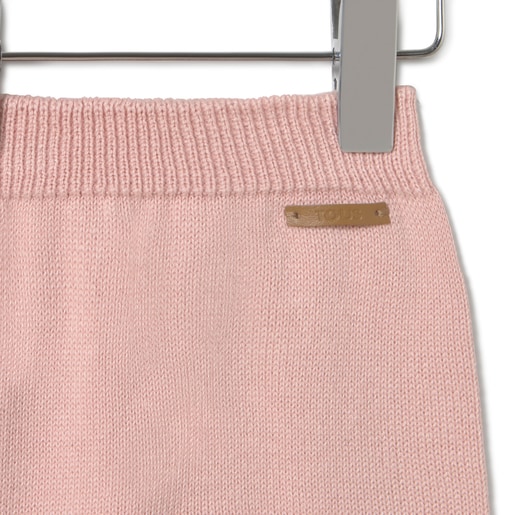 Tous Conjunto de punto de bebé Tricot a rayas rosa ÚLTIMAS EDICIONES