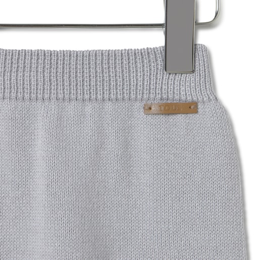 Tous Conjunto de punto de bebé Tricot a rayas gris Precio de fábrica