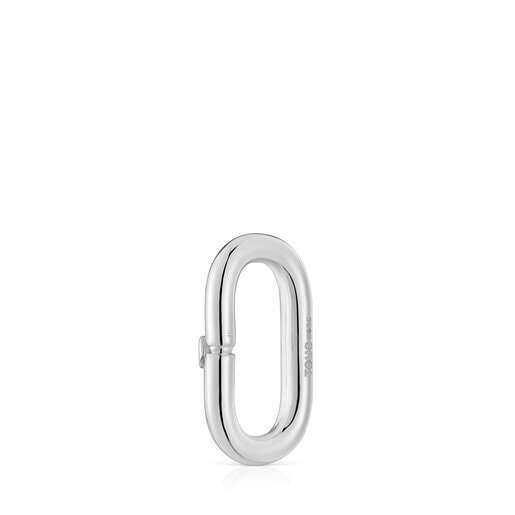 Tous Anilla mediana de plata Hold Oval Tienda de fábrica