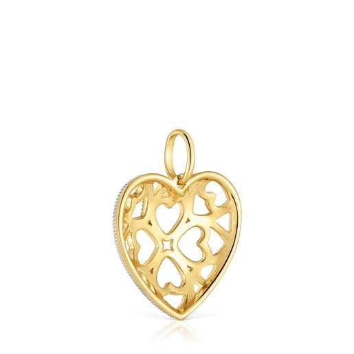 Tous Colgante corazón bicolor Medallions Ahorra y exporta