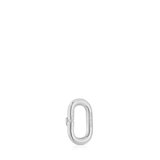 Tous Anilla pequeña de plata Hold Oval Ofertas de temporada