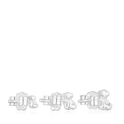 Tous Pack de pendientes de plata oso Bold Bear Rebajas baratas
