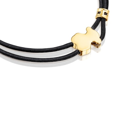 Tous Pulsera elástica negra Sweet Dolls Rebajas top