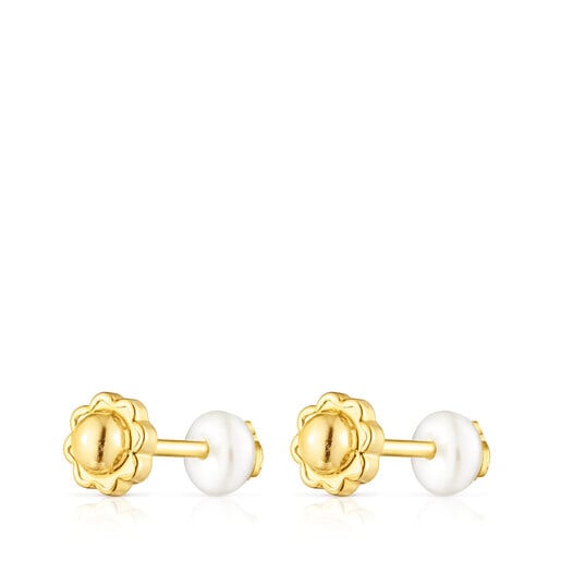 Tous Pendientes perla motivo oso de oro Baby TOUS COMPRAR AHORA