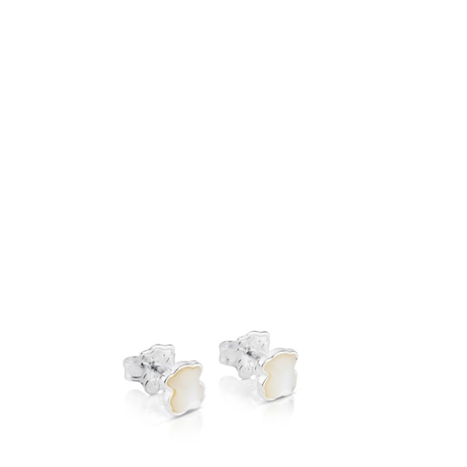 Tous Pendientes de plata y nácar 0 7cm. TOUS Color Promoción trimestral