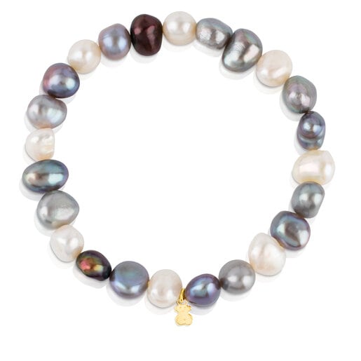 Tous Pulsera de oro y perlas cultivadas barrocas Sweet Dolls Liquidación