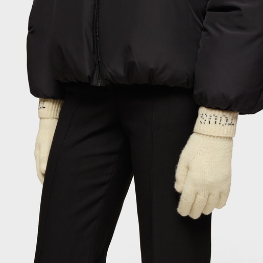 Tous Guantes beige TOUS Crystal Devoluciones gratuitas