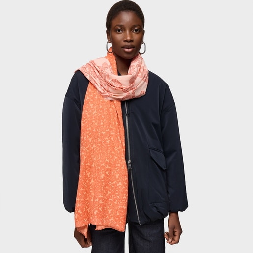 Tous Foulard naranja Kaos Mini Lines Venta caliente
