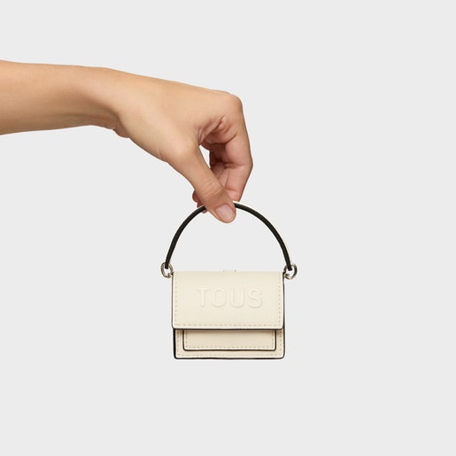 Tous Llavero mini bandolera beige Audree Gran oferta