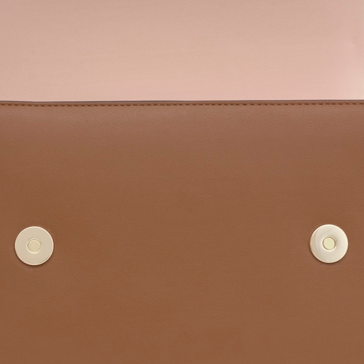 Tous Bandolera mediana Chain camel y beige Kaos Icon Liquidación