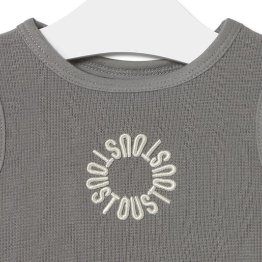 Tous Camiseta sin mangas de bebé Classic gris Última moda