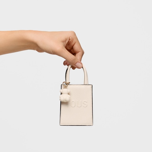 Tous Llavero mini bolso pop beige Envío gratis