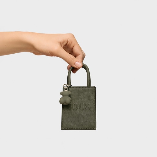 Tous Llavero mini bolso pop caqui Últimos 2 días