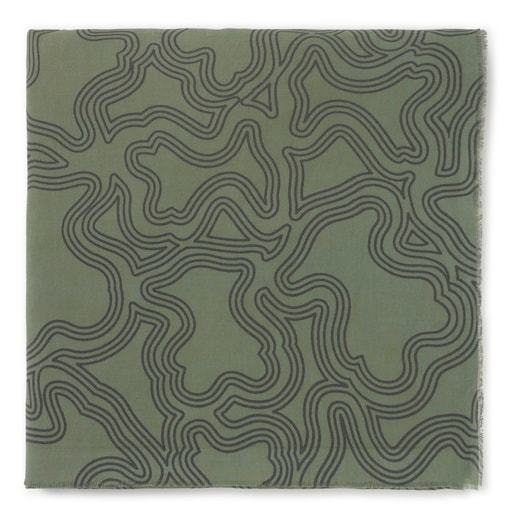 Tous Foulard caqui Kaos Mini Lines Oferta especial de fábrica
