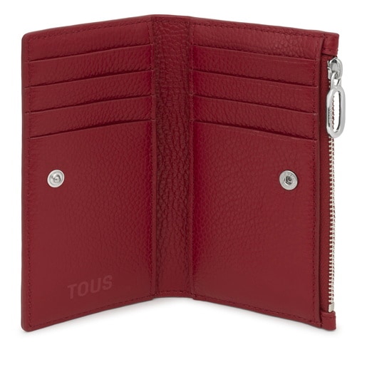 Tous Cartera de piel granate TOUS Buckles Limitado a 3 días