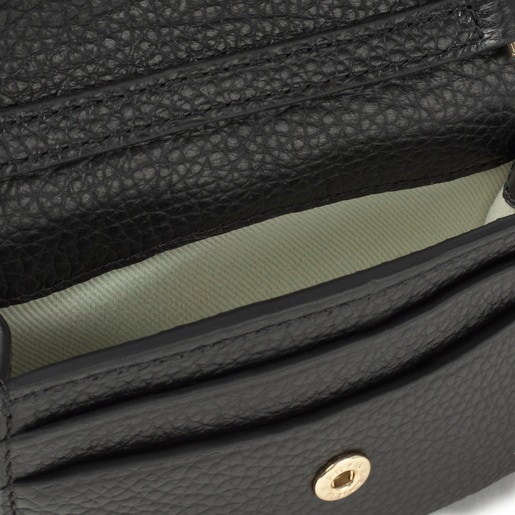 Tous Monedero tarjetero colgante negro TOUS Buckles Ahorra y exporta