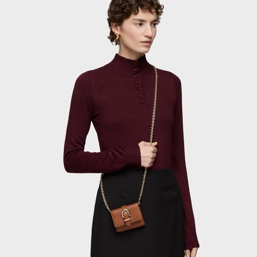 Tous Monedero tarjetero colgante camel TOUS Buckles Oferta exclusiva