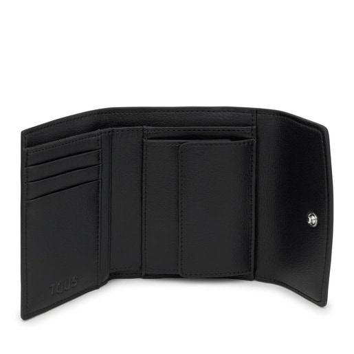 Tous Cartera Pocket negra TOUS Bloom Última moda