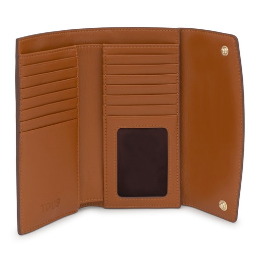 Tous Billetera grande Pocket camel TOUS Bloom Ofertas de temporada